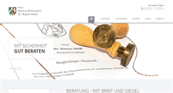 Desktop Screenshot of notare-bm.de